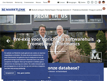 Tablet Screenshot of marktlink.nl